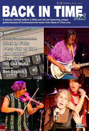 Back in Time Live DVD cover art